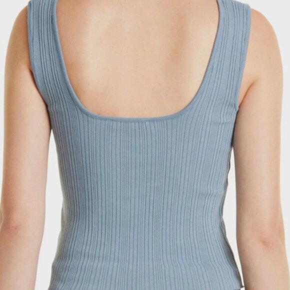 Vince Rib Sweetheart-Neck Camisole, Size S, Pre-Owned, Fair Condition - Picture 2 of 9